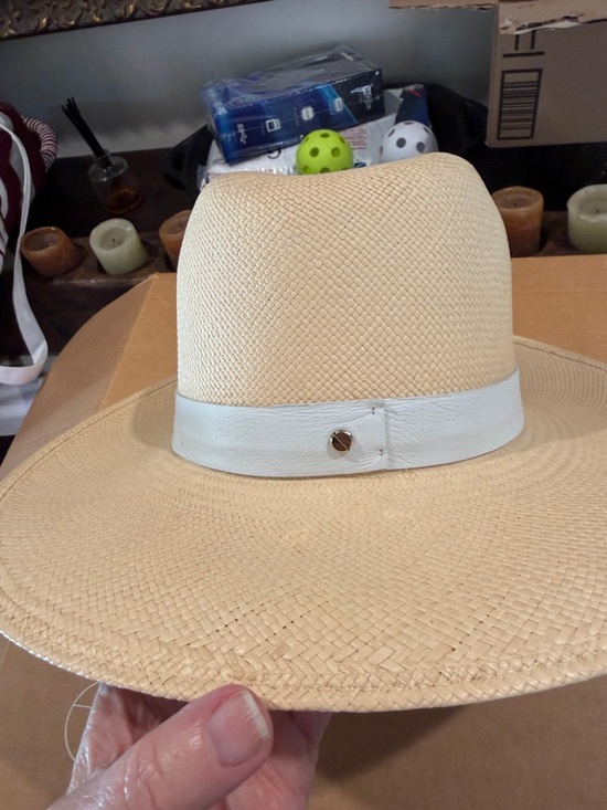 “JANESSA LEONE” ? Straw Hat NWOT main image 4